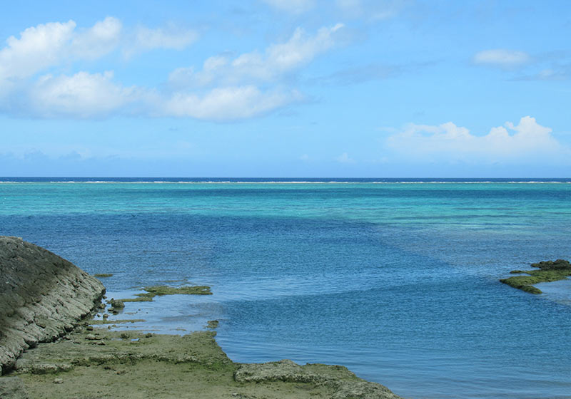 レンタカーで沖縄をドライブした写真 北部 読谷村の船着き場